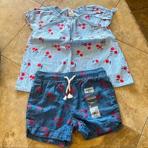 Carters girls outfit NWT